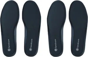 2 Pair Memory Foam Insoles for Men and Women Shoe Inserts for Boots, Work Shoes, Running, Hiking, Sneaker, Cushion Inner Soles Womens Shoes Insoles Plantar Fasciitis Insoles Black US 10M