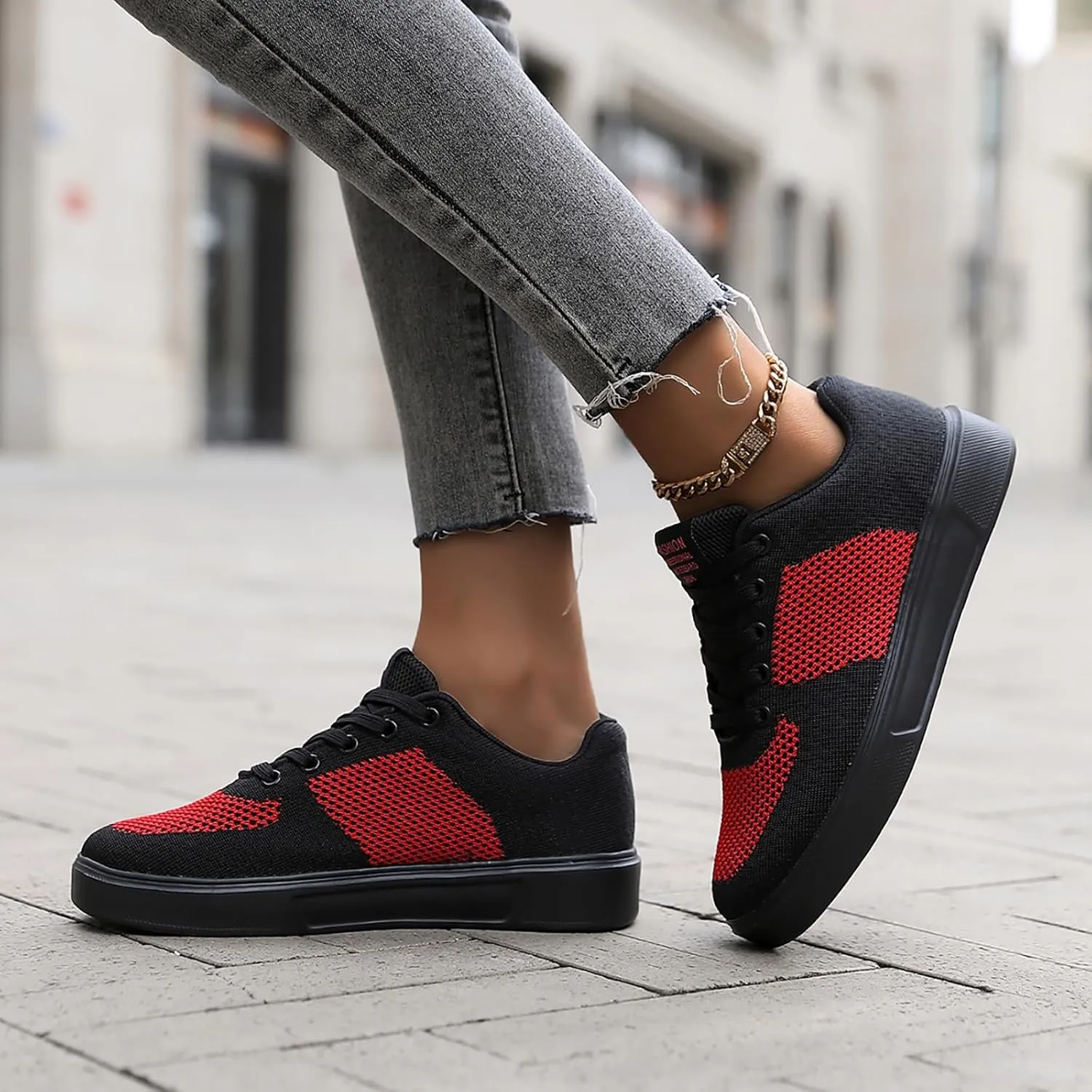 Arch Support Fitness Sneaker for Men Comfortable Lightweight Casual Walking Shoe Men's Comfortable Canvas Shoes
