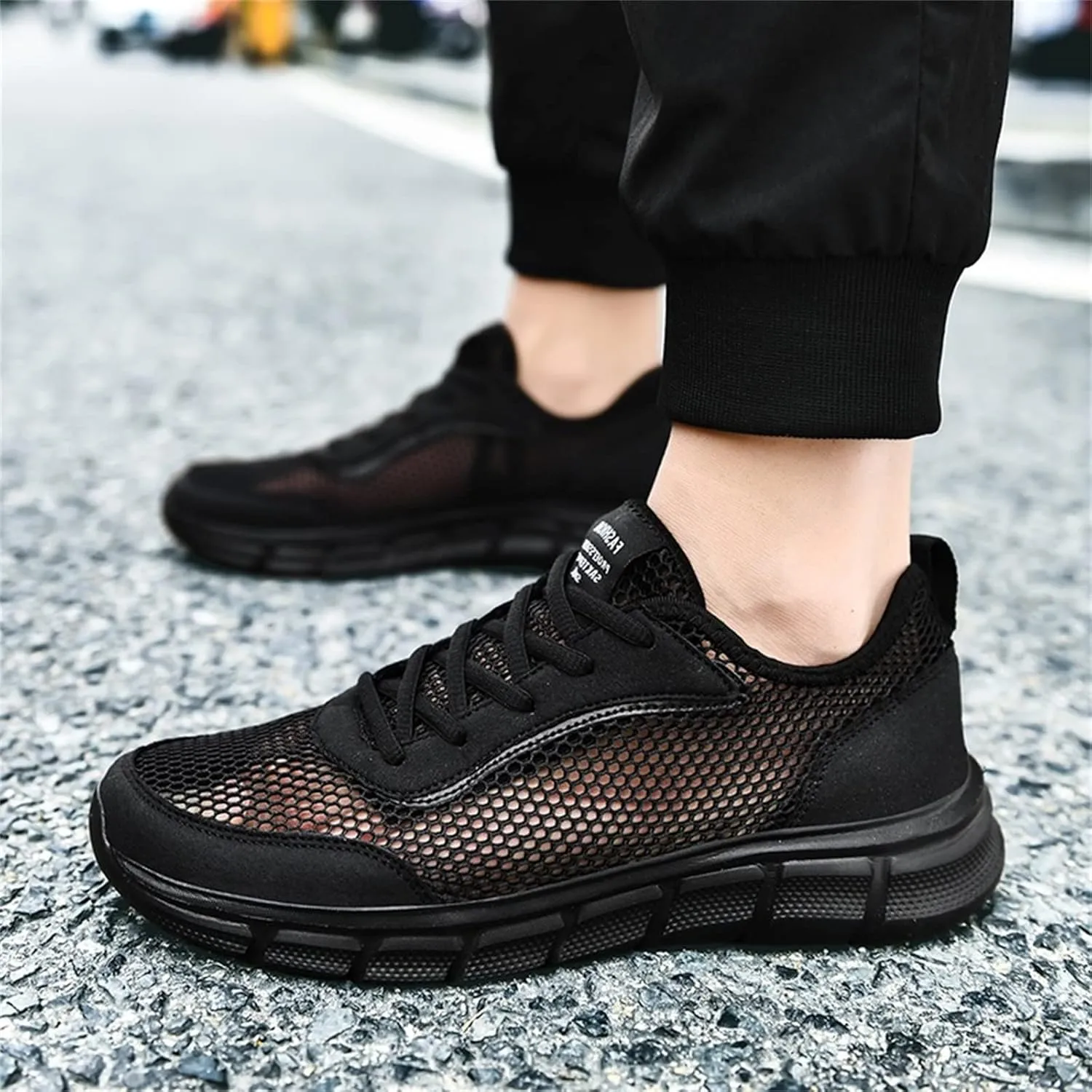 Arch Support Hiking Shoes for Men Lightweight Breathable Slip on Running Shoe Lightweight Elderly Slip on Shoes