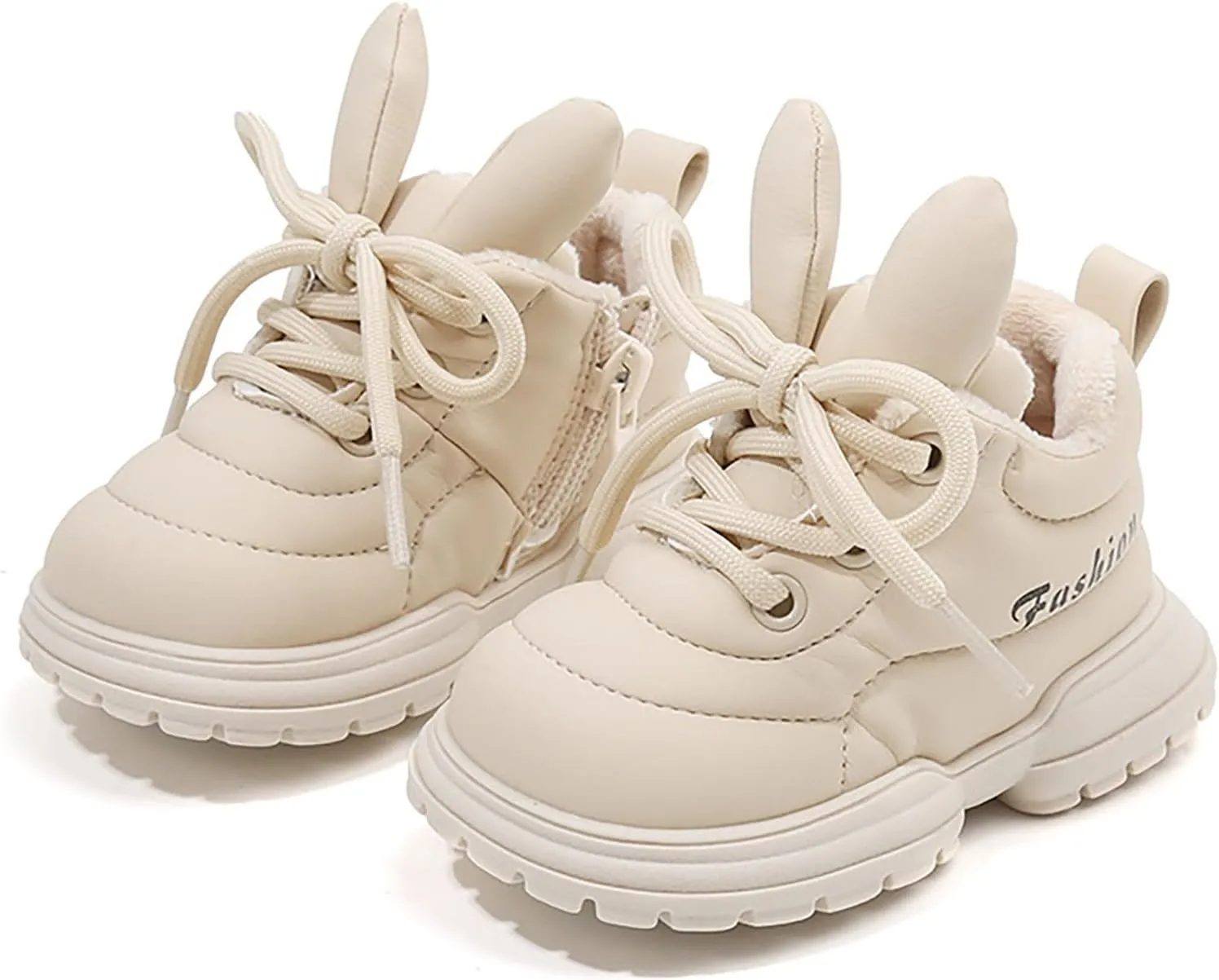 Boys Girls Winter Warm High Top Sneakers Kids Unisex Ankle Boots Faux Fr Fashion Fitness Shoes for Girls Size 8
