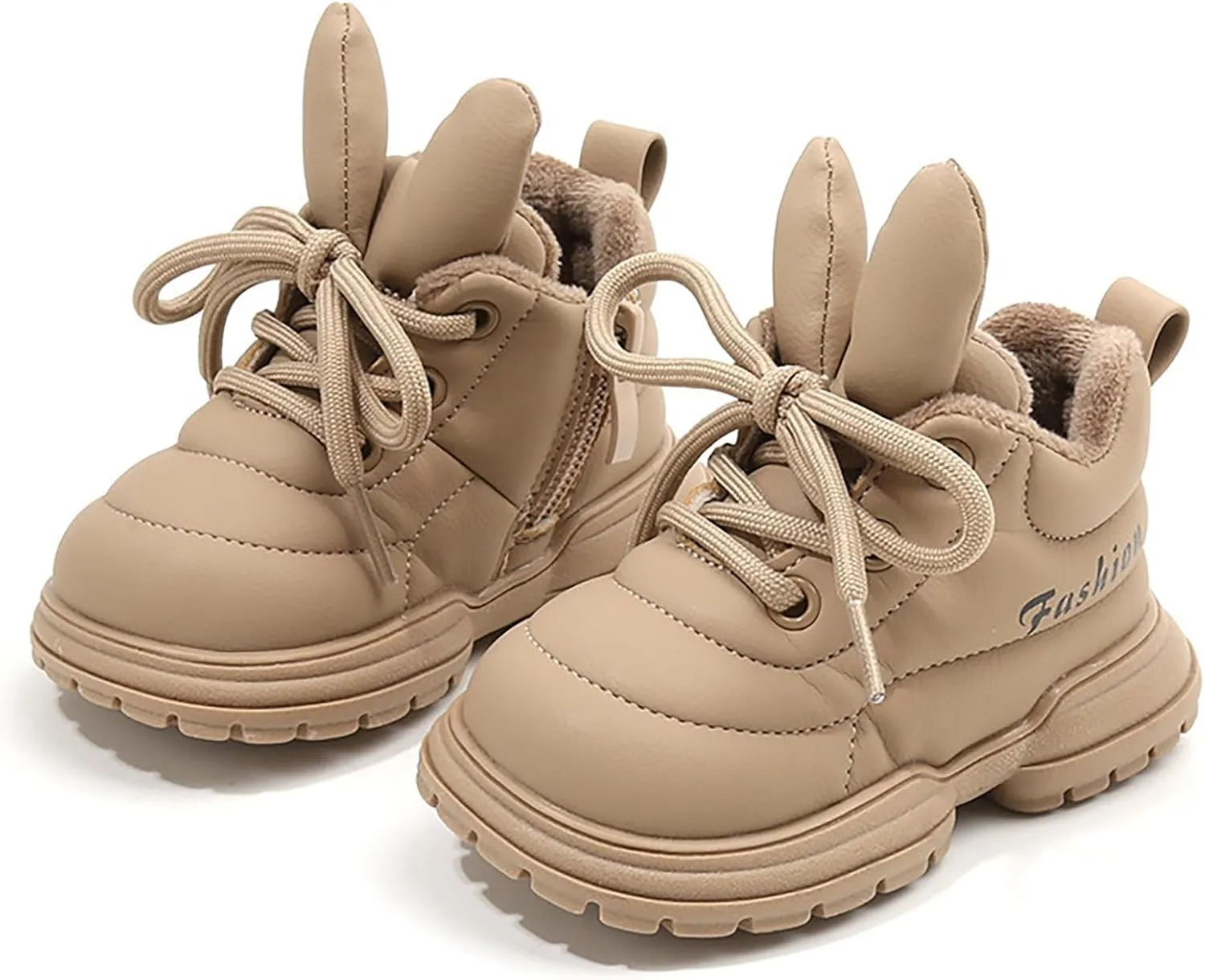 Boys Girls Winter Warm High Top Sneakers Kids Unisex Ankle Boots Faux Fr Fashion Fitness Shoes for Girls Size 8