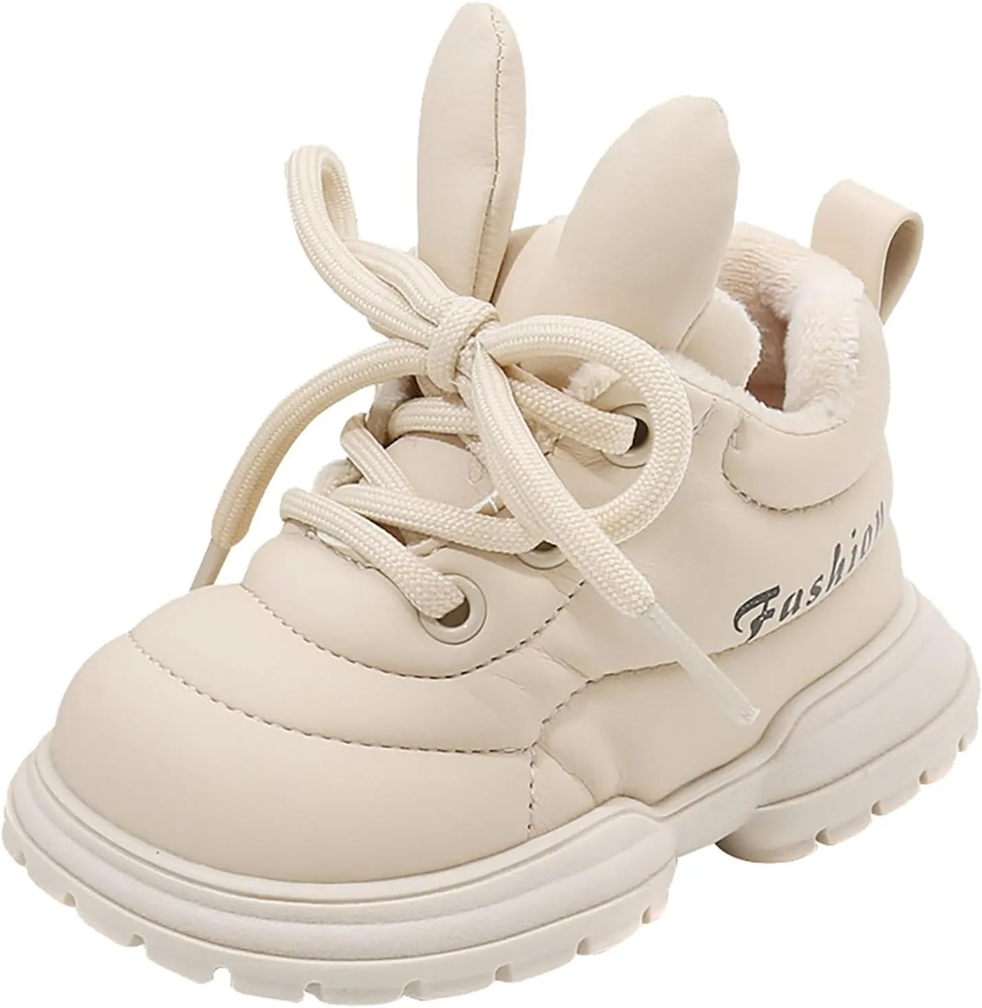 Boys Girls Winter Warm High Top Sneakers Kids Unisex Ankle Boots Faux Fr Fashion Fitness Shoes for Girls Size 8