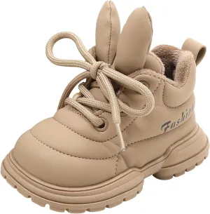 Boys Girls Winter Warm High Top Sneakers Kids Unisex Ankle Boots Faux Fr Fashion Fitness Shoes for Girls Size 8