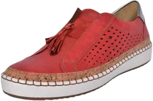 Business Casual Shoes Women's Fashion Fringe Hollow-Out Round Toe Slip On Shoes Flat with