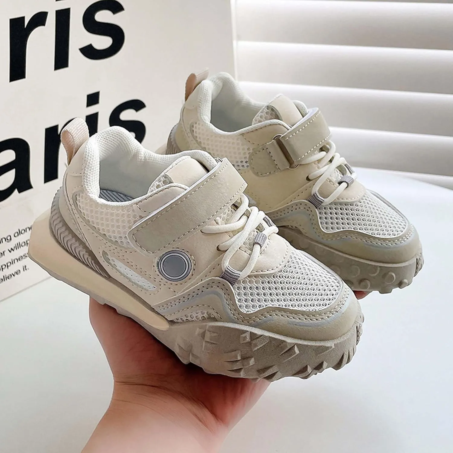 Children's Sneakers Boys Girls Lightweight Breathable Sneakers Fashion School Athletic Shoes Running Tennis Shoes Children's Outdoor Casual Walking Shoes