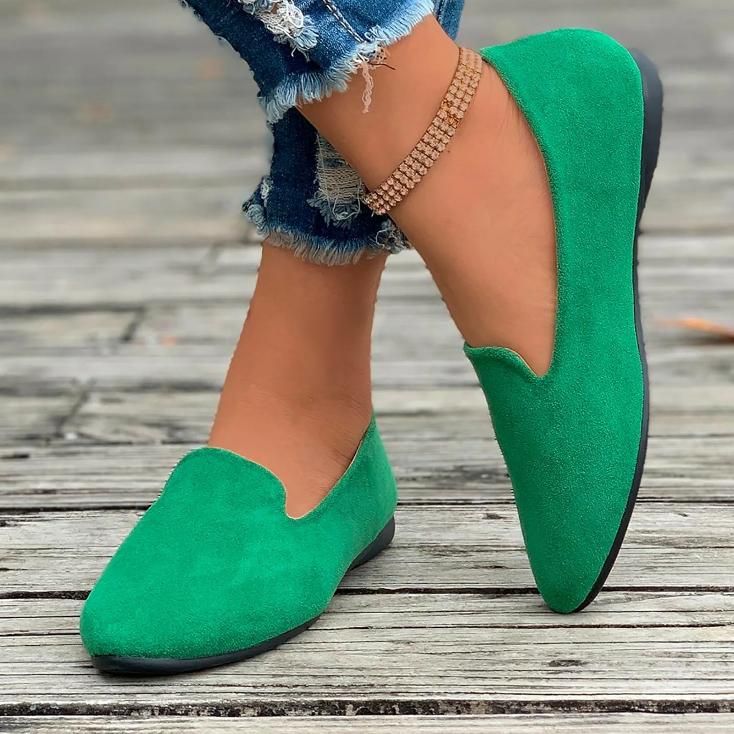 Comfortable Work Shoes Round Toe for Women Dressy Comfortable Slip On Dress Business Casual Shoes for Women