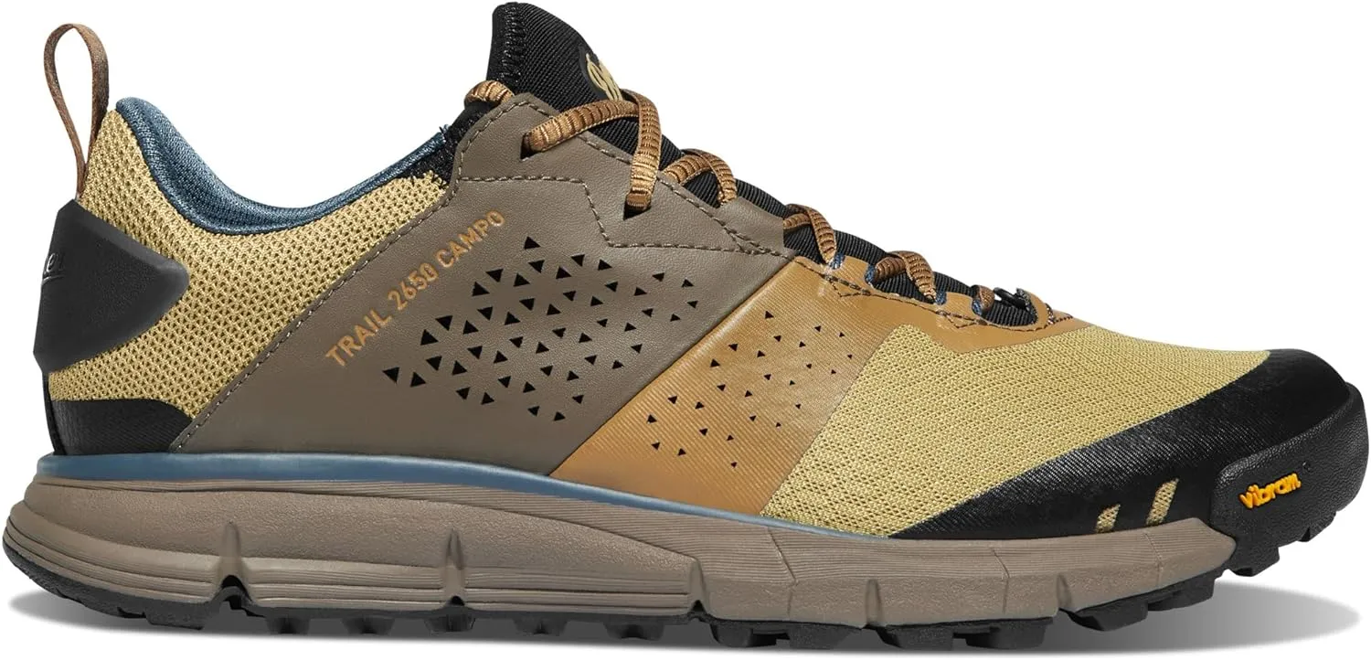 Danner Trail 2650 Campo 3" Hiking Shoes for Men - Leather and Textile Upper with Mesh Lining, Comfort Footbed, PlyoGo Midsole, and Traction Outsole