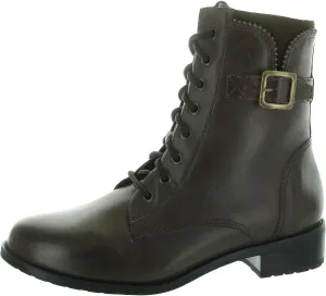 David Tate Womens Lace-Up Leather Combat & Lace-Up Boots