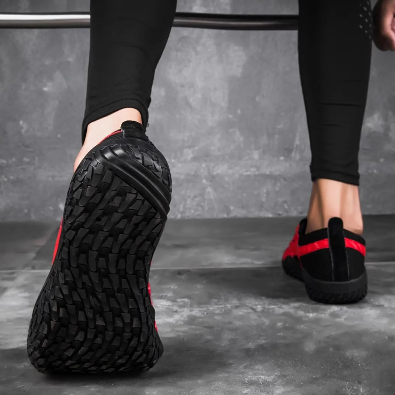 Deadlift Shoes for Mens Unisex Anti-Skid Breathable Gym Sneakers Barefoot Running Shoes Powerlifting & Bodybuilding Shoes Fitness Shoes for Weight Lifting Hard Pulling & Weight Training