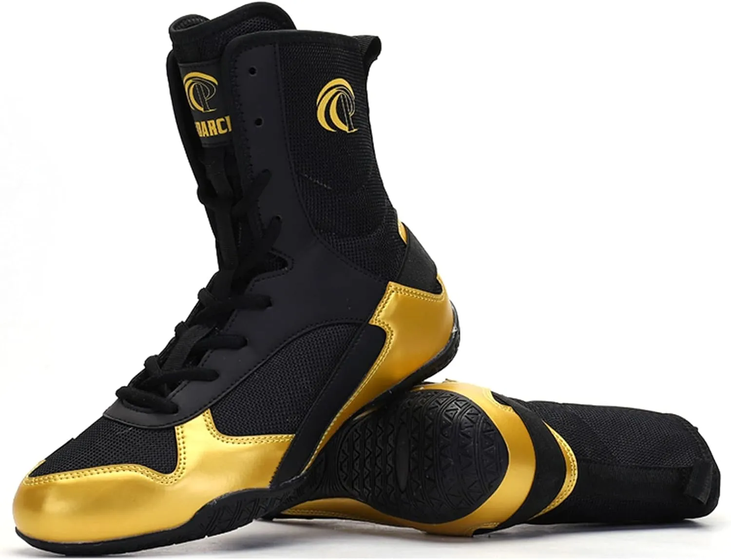 Female Boxing Sneakers, Lightweight Squat Trainers Mesh Breathable Wrestling Boots Non-Slip Fitness Shoes