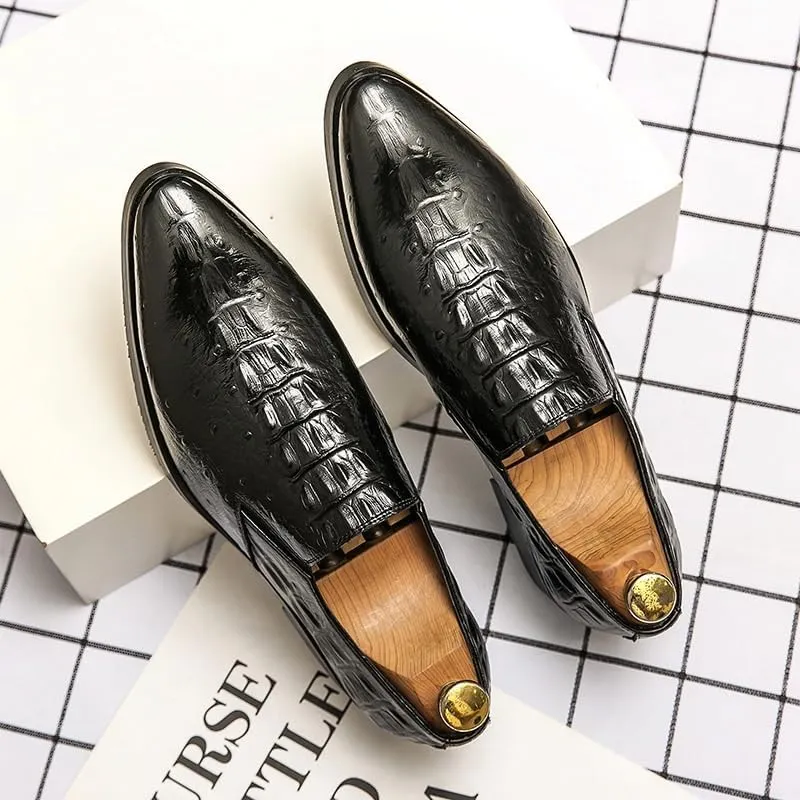 Genuine Leather Men Casual Shoes Slip-on Loafer Handmade Moccasins Driving Shoes