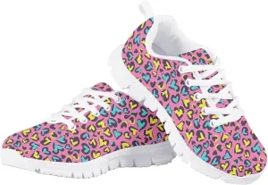 GIFTPUZZ Unisex Kid Breathable Running Shoes Mesh Fitness Shoes School Sports Jogging Outdoor Shoes