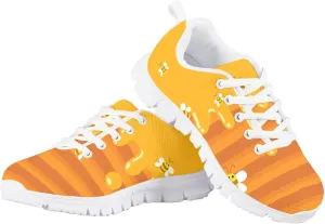 GIFTPUZZ Unisex Kid Breathable Running Shoes Mesh Fitness Shoes School Sports Jogging Outdoor Shoes