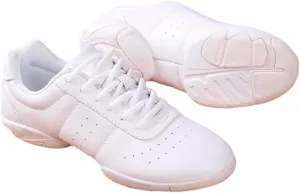Girl & Youth White Soft Aerobics Shoes Cheerleading Sport Dance Shoes Training Cheer Shoes