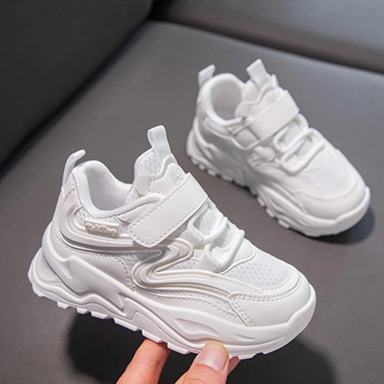 Girls Shoes Kids Girls Tennis Shoes for Running Athletic Walking Gym Sports Lightweight Breathable Sports Sneakers