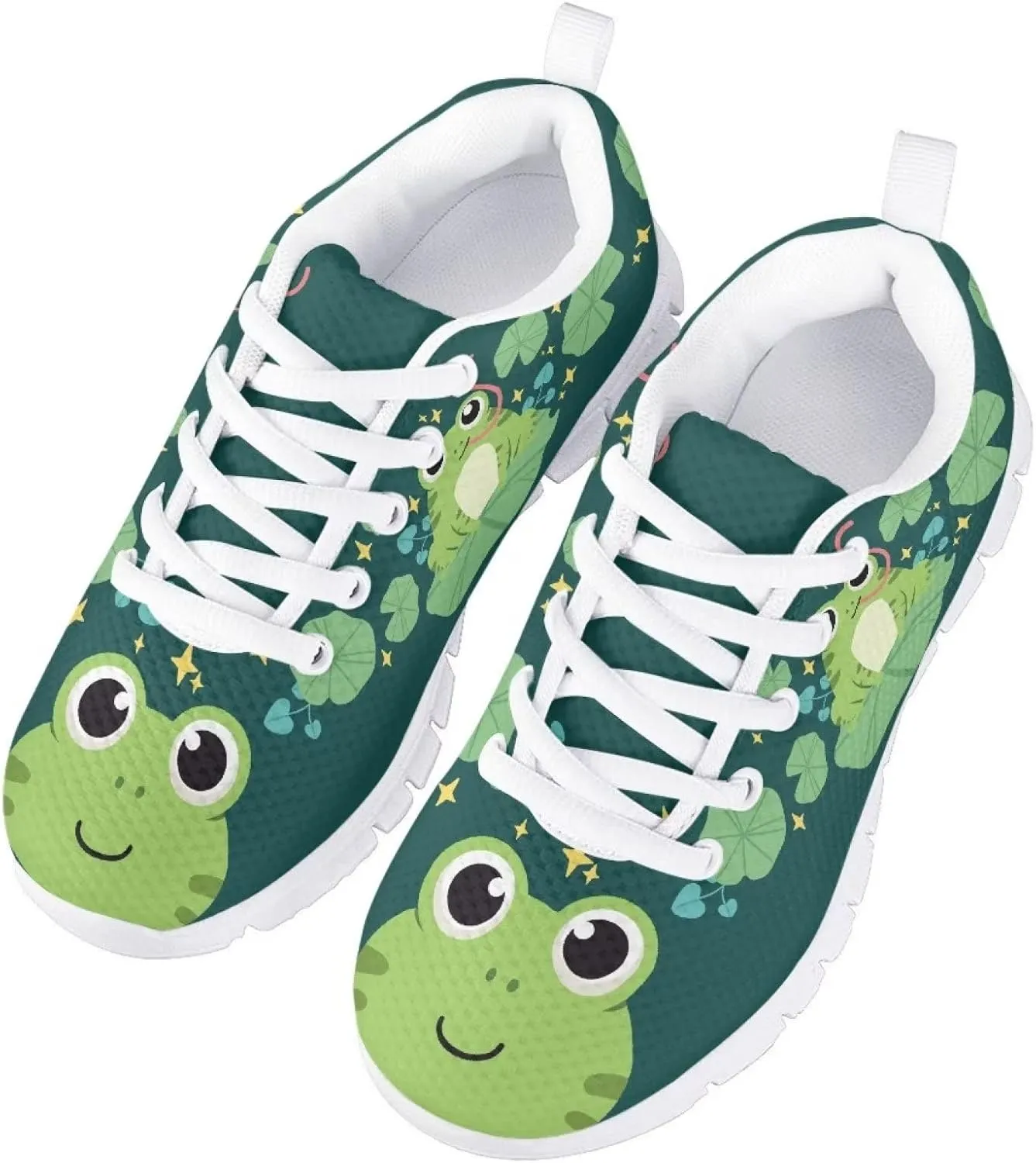 Jeiento Unisex Children Sports Shoes Running Hiking Walking Shoes Mesh Fitness Shoes School Students Shoes
