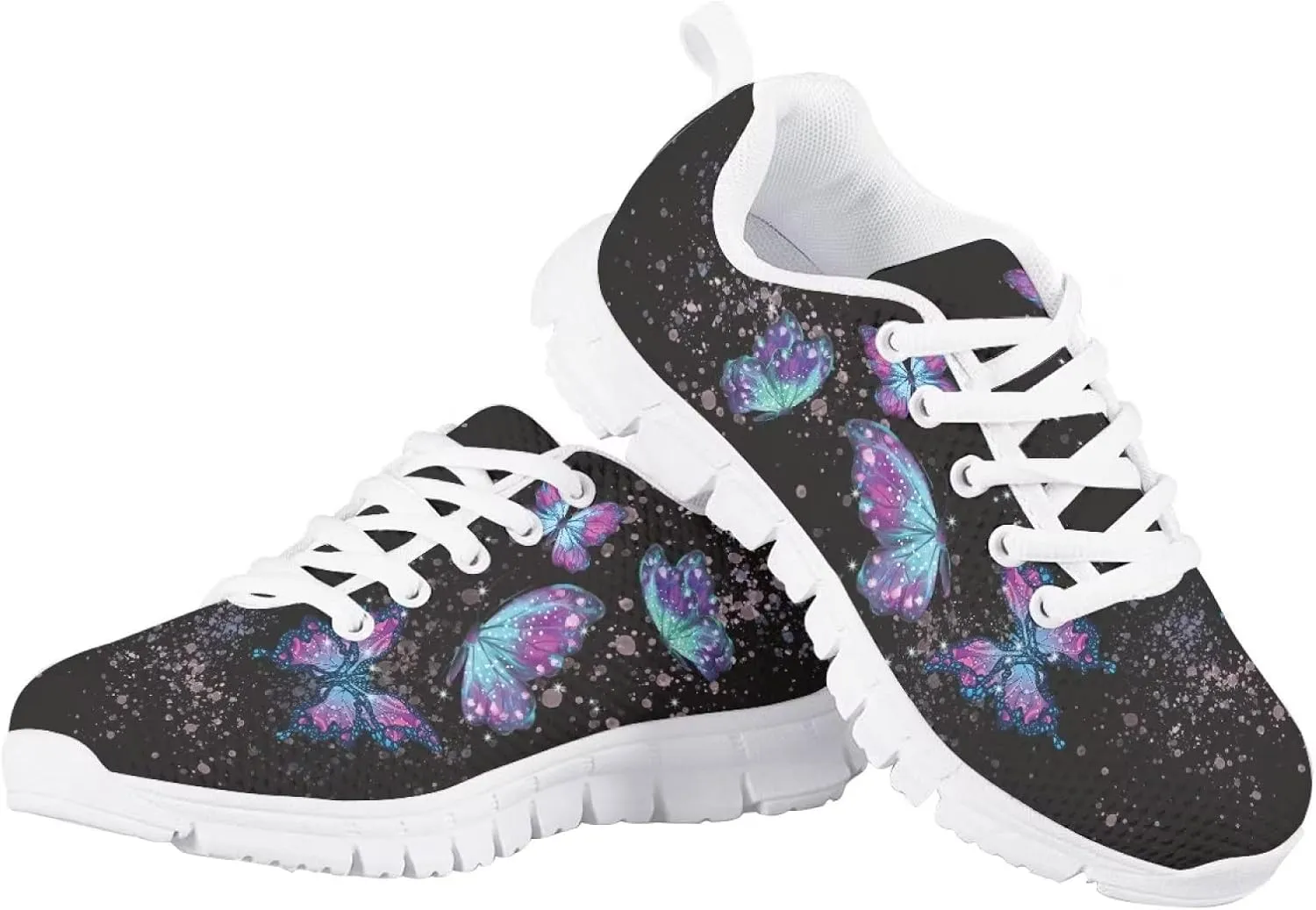 Jeiento Unisex Children Sports Shoes Running Hiking Walking Shoes Mesh Fitness Shoes School Students Shoes