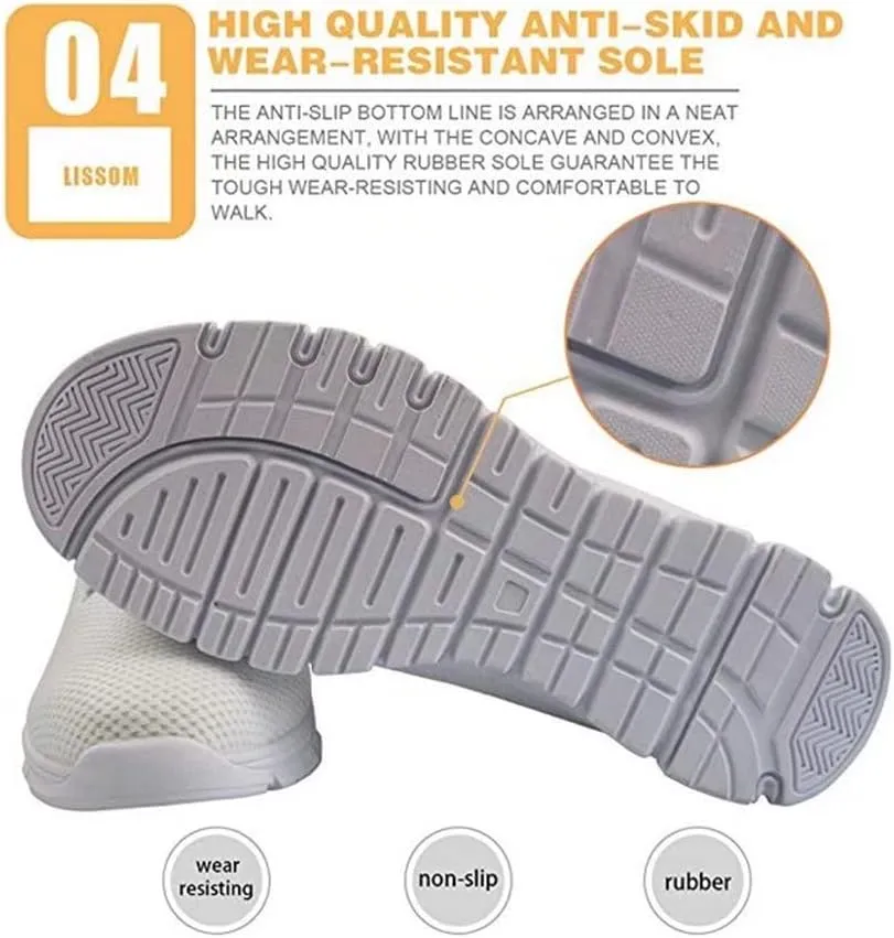 Jeiento Unisex Kids Sports Shoes Non Slip Running Shoes Mesh Fitness Shoes School Students Shoes