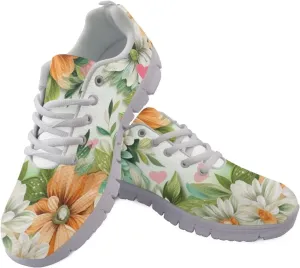 KEIAHUAN Women Sneakers Non Slip Mesh Tennis Shoes Running Walking Sneakers Gym Fitness Shoes