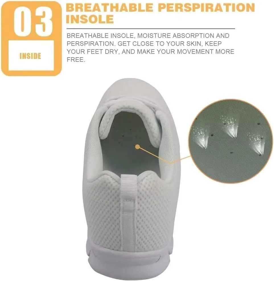 KEIAHUAN Women Sneakers Non Slip Mesh Tennis Shoes Running Walking Sneakers Gym Fitness Shoes