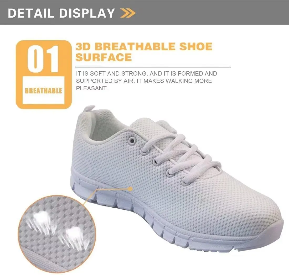 KEIAHUAN Women Sneakers Non Slip Mesh Tennis Shoes Running Walking Sneakers Gym Fitness Shoes