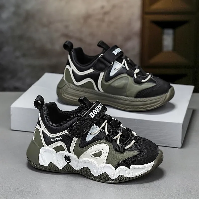 Kids Lightweight Fashion Sneakers Breathable Running Shoes