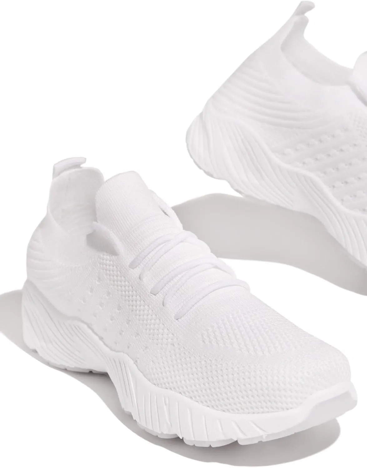 Ladmiple Shoes For Women Sneakers Slip On Walking Shoes Slip on Sock Sneakers Lady Mesh Loafers Running Tennis Shoes