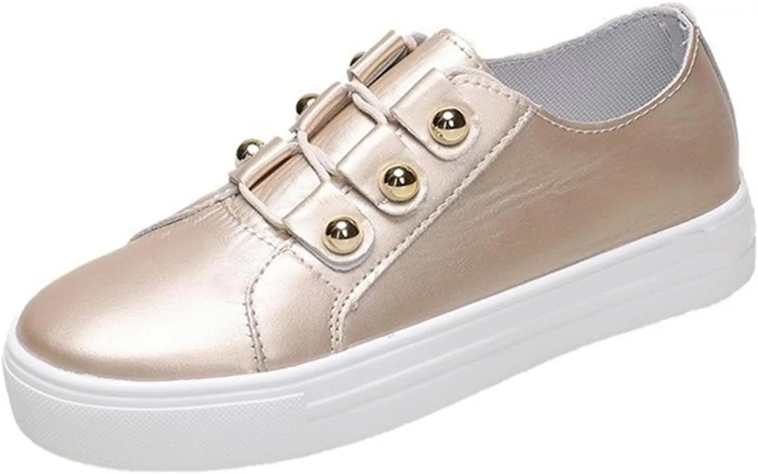 Ladmiple Sneakers For Women Slip On Low Top Casual Walking Shoes Dressy Summer Fashion Comfort Non Slip Flats Loafers
