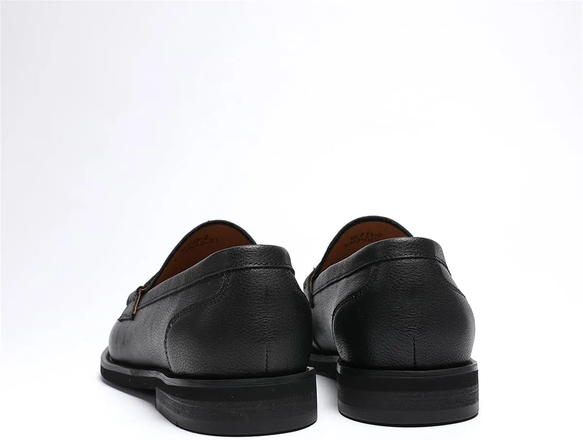 Loafers for Men - Genuine Leather Penny Loafers with Coin Slot | Classic Slip-On Dress Shoes for Business & Casual
