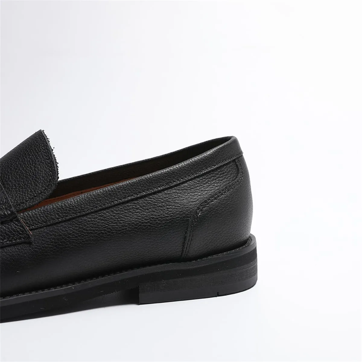 Loafers for Men - Genuine Leather Penny Loafers with Coin Slot | Classic Slip-On Dress Shoes for Business & Casual