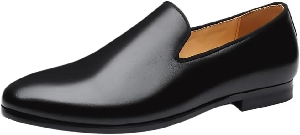 Loafers for Mens Faux Leather Fashion Party Solid Color Slip-on