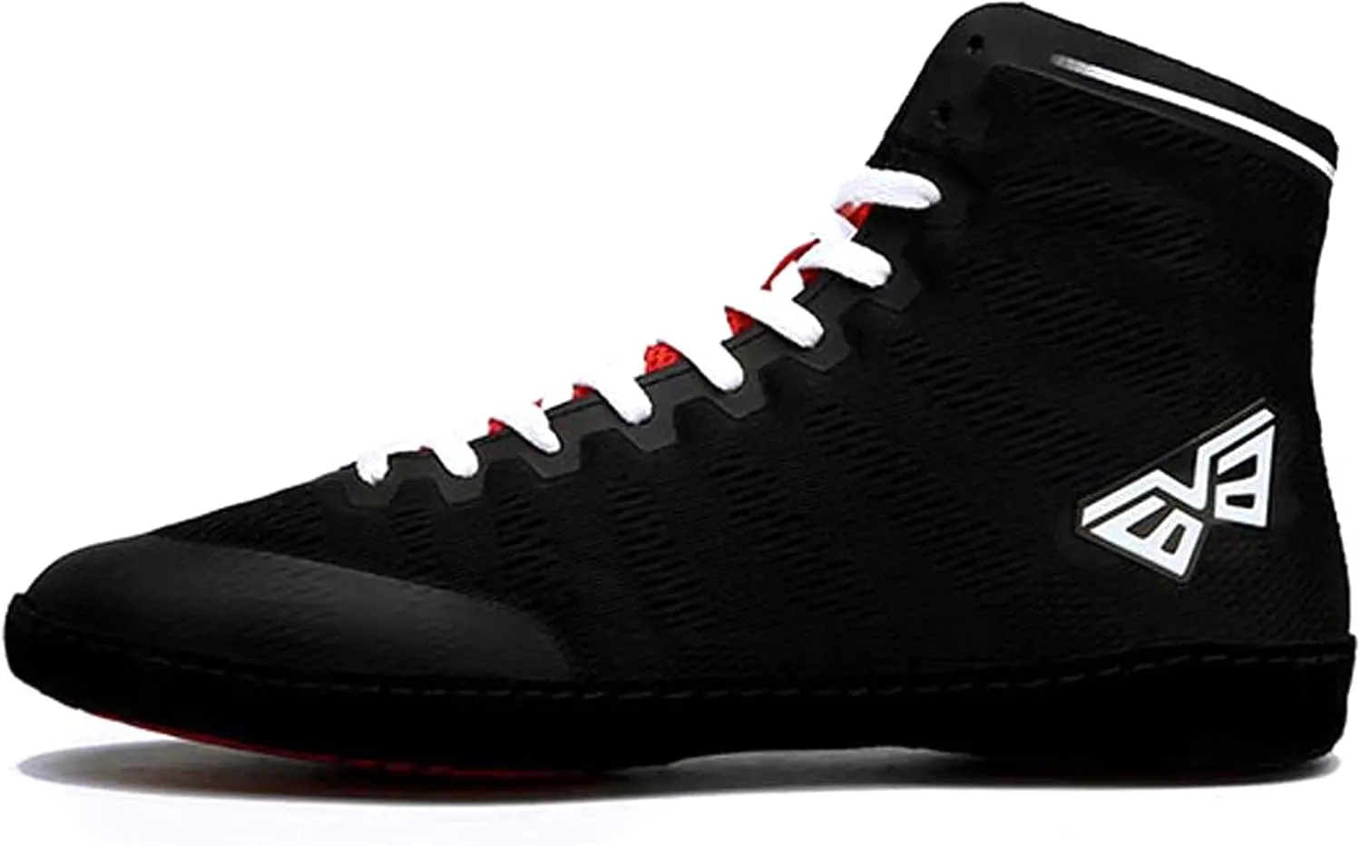 Men Boxing Shoes, Breathable Kickboxing Fighting Boots Comfortable Wrestling Workout Training Shoes Lightweight Fitness Shoes