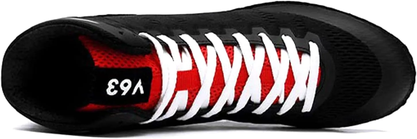 Men Boxing Shoes, Breathable Kickboxing Fighting Boots Comfortable Wrestling Workout Training Shoes Lightweight Fitness Shoes