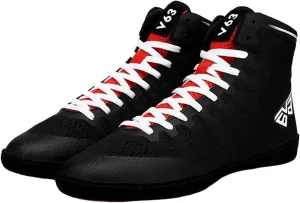 Men Boxing Shoes, Breathable Kickboxing Fighting Boots Comfortable Wrestling Workout Training Shoes Lightweight Fitness Shoes