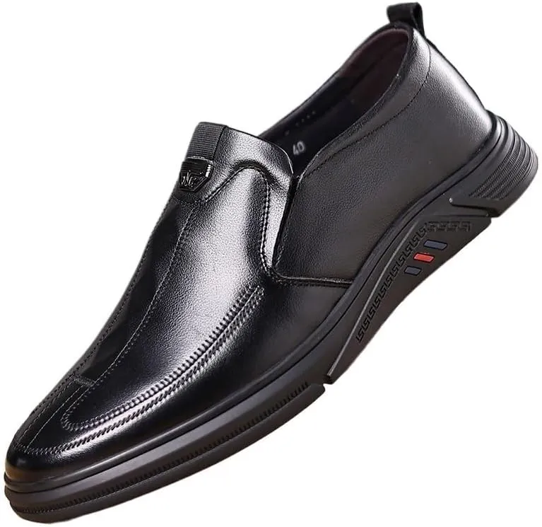 Men Patent Leather Dress Shoes,Casual Classic Business Printed Slip On Dress Sneakers Fashion Sneakers Loafers