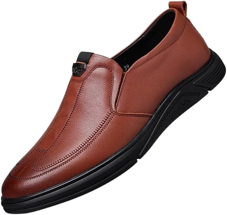 Men Patent Leather Dress Shoes,Casual Classic Business Printed Slip On Dress Sneakers Fashion Sneakers Loafers