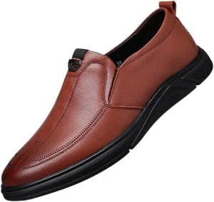 Men Patent Leather Dress Shoes,Casual Classic Business Printed Slip On Dress Sneakers Fashion Sneakers Loafers