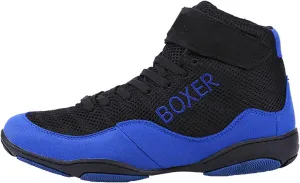 Men Women Boxing Sneaker, Breathable Wrestling Shoes Boxers Trainer Boxing Boots Non-Slip Weightlifting Fitness Shoes