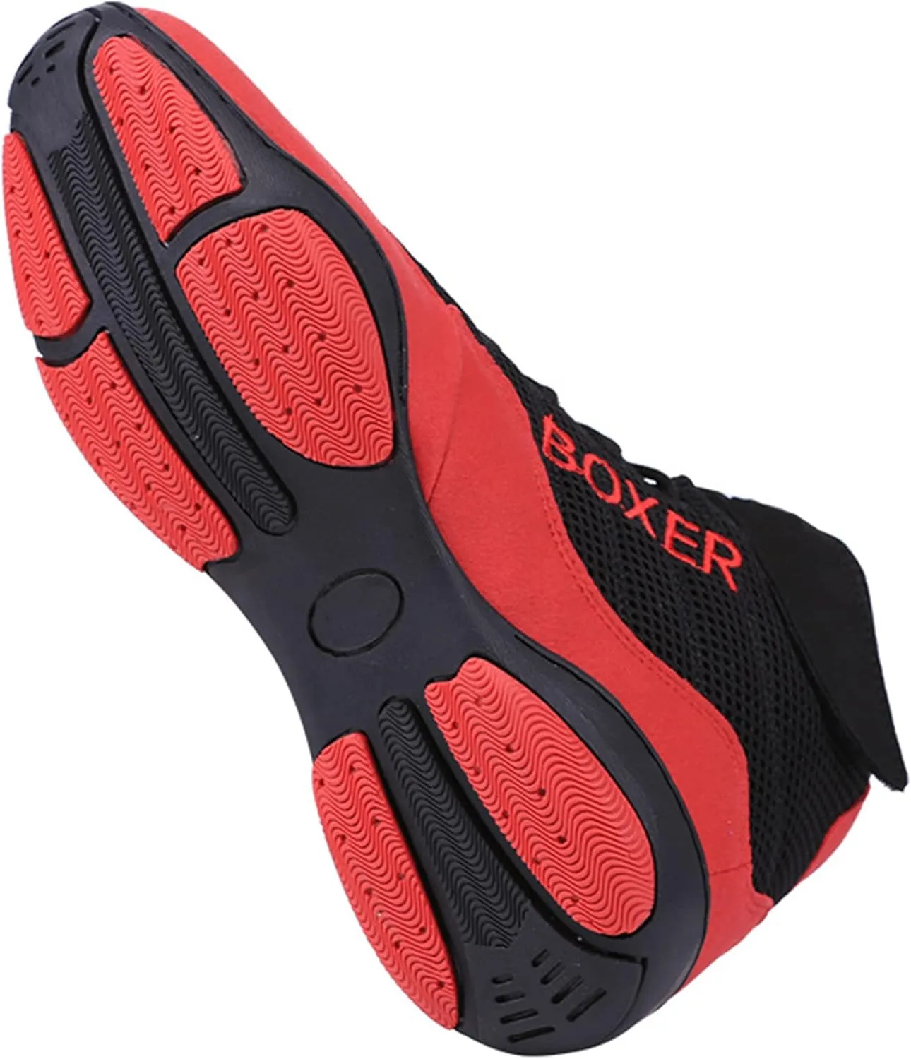 Men Women Boxing Sneaker, Breathable Wrestling Shoes Boxers Trainer Boxing Boots Non-Slip Weightlifting Fitness Shoes