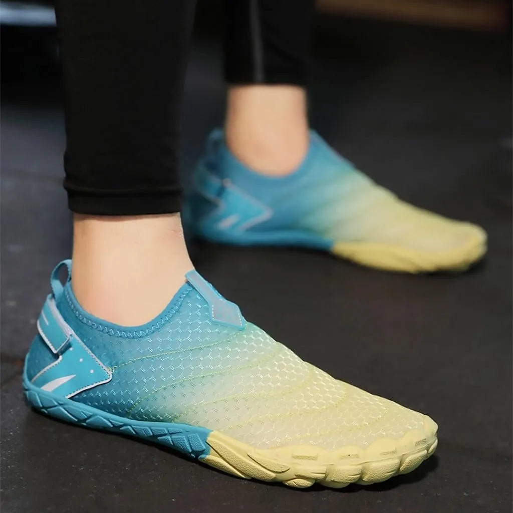 Men's and Women's Swimming Shoes Wading Beach Shoes Five Finger Shoes Indoor Fitness Shoes(40)
