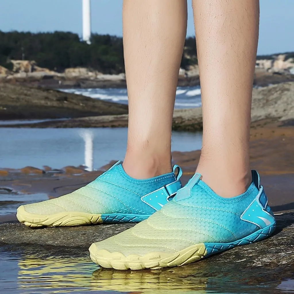 Men's and Women's Swimming Shoes Wading Beach Shoes Five Finger Shoes Indoor Fitness Shoes(40)