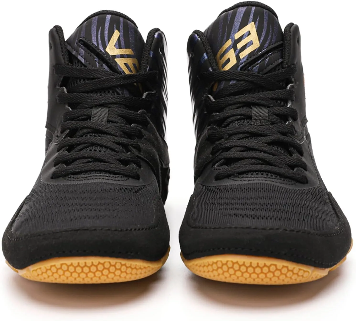 Mens Boxing Trainers Lightweight Breathable Weightlifting Sneakers Comfortable Wrestling Athletic Fitness Shoes