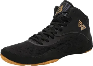 Mens Boxing Trainers Lightweight Breathable Weightlifting Sneakers Comfortable Wrestling Athletic Fitness Shoes