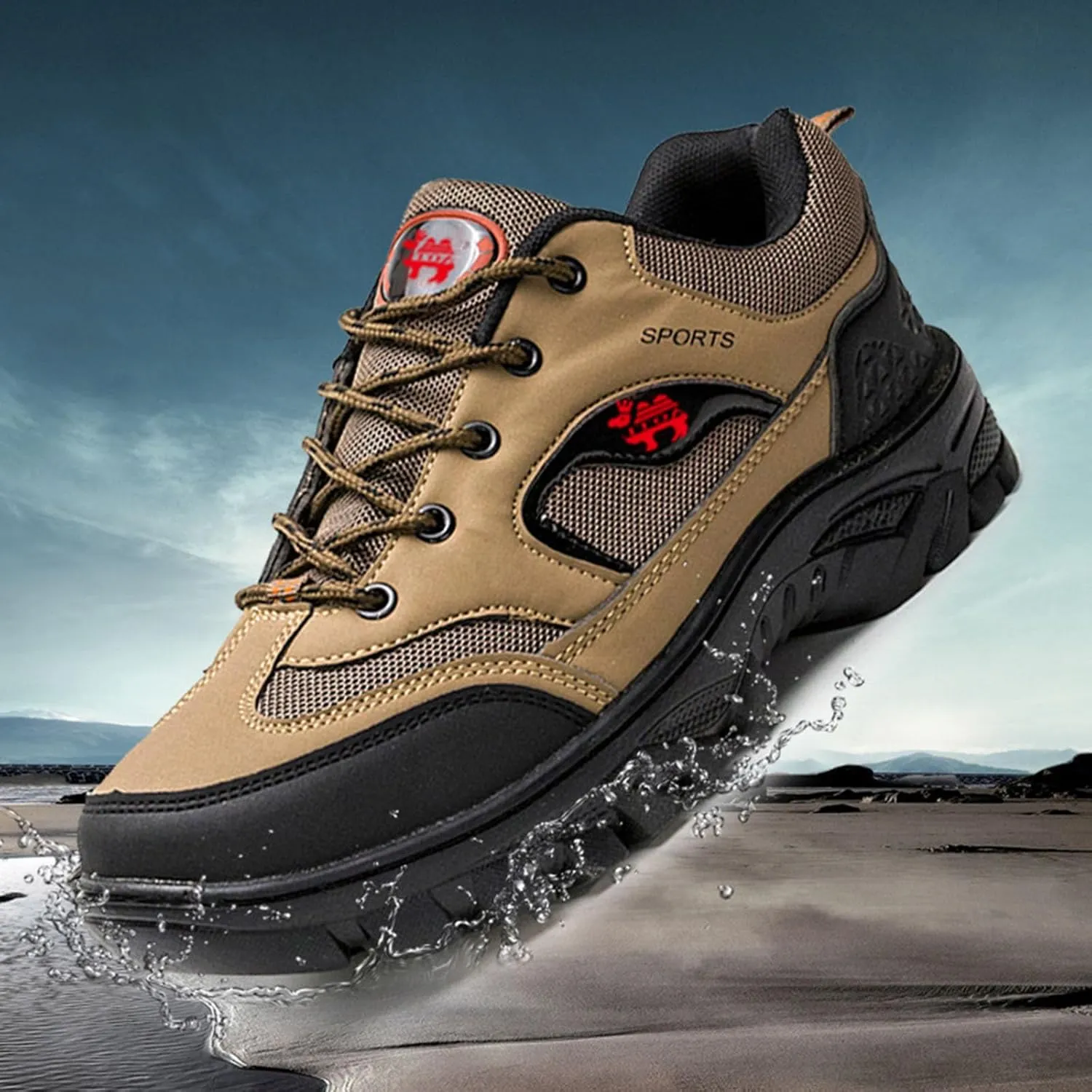 Men's Outdoor Mountaineering Non Slip Men's Casual Shoes and Sports Shoes Sneaker for Men Size 15