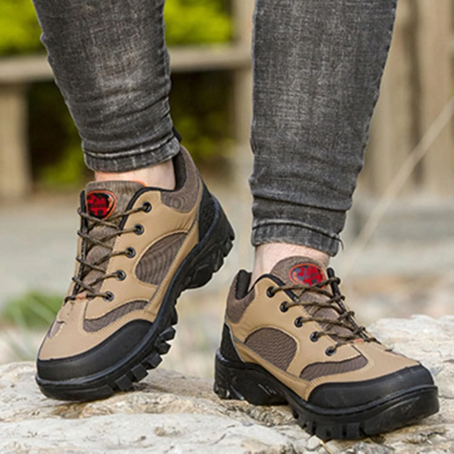 Men's Outdoor Mountaineering Non Slip Men's Casual Shoes and Sports Shoes Sneaker for Men Size 15