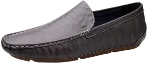 Men's Prom Shoes PU Leather Party Prom Solid Color Low Top Shoe Slip-on
