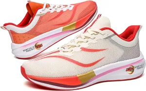 Men's Running Sneakers Lightweight Breathable Fashion Sneakers Women's Gym Jogging Shoes Walking Lightweight Shoes Comfortable Non-Slip