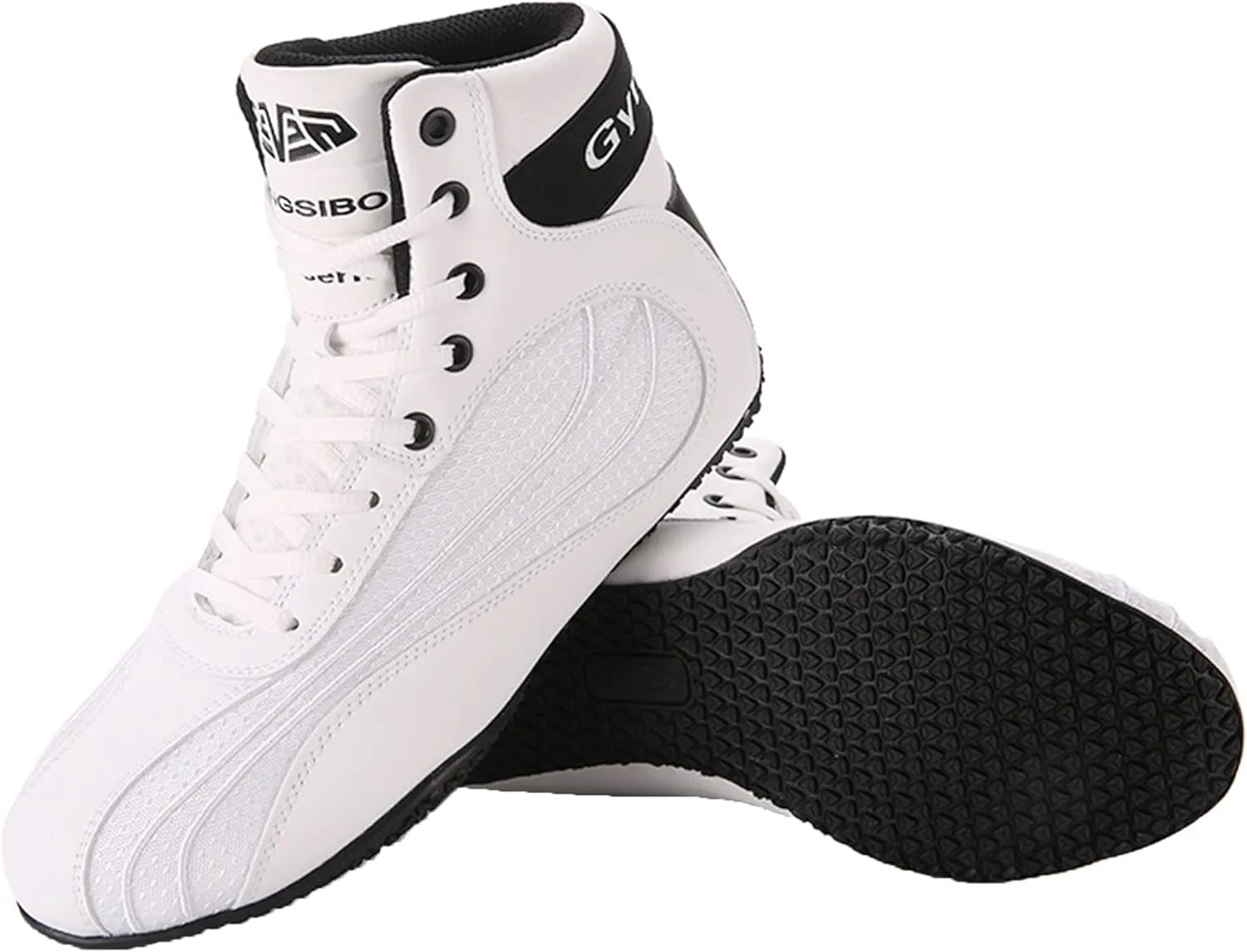 Mens Wrestling Shoes Fashion Boxing Trainers Lightweight Fitness Shoes Casual Breathable Bodybuilding Sport Sneakers