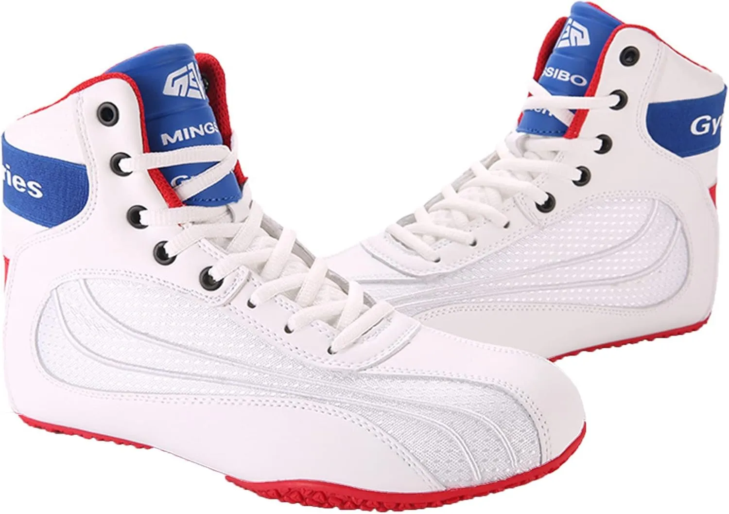 Mens Wrestling Shoes Fashion Boxing Trainers Lightweight Fitness Shoes Casual Breathable Bodybuilding Sport Sneakers