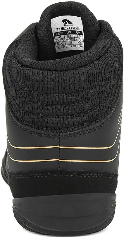 Mens' Wrestling Trainers Lightweight Breathable Unisex Fighting Fitness Shoes for Wrestling Boxing Weightlifting